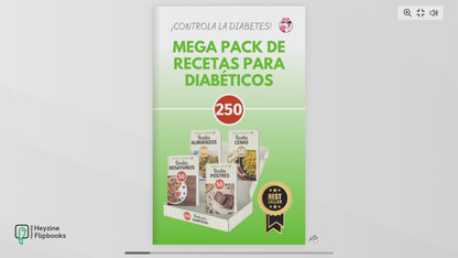 Mega Pack de Recetas para Diabéticos